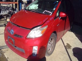 2010 TOYOTA PRIUS, RED, 1.8L, AT,  Z25960